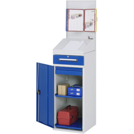Rau Beistellschrank-Stehpult - Modell 04 BxTxH 450x520x1110/1220/1770mm