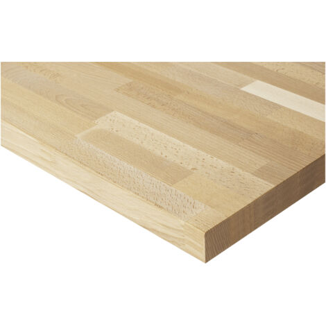Rau Buche-Massiv-Arbeitsplatte, B2000xT900xS40 mm