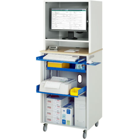 Rau Computer-Station 2075, B720xT660xH1850mm
