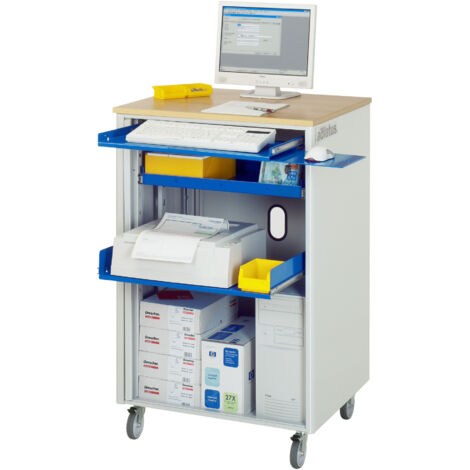 Rau Computer-Station mobil BxTxH 720x660x1100mm