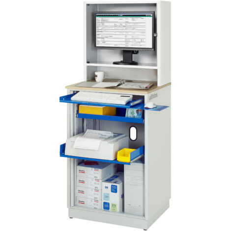 Rau Computer-Station stationär 20BxTxH 720x660x1810mm