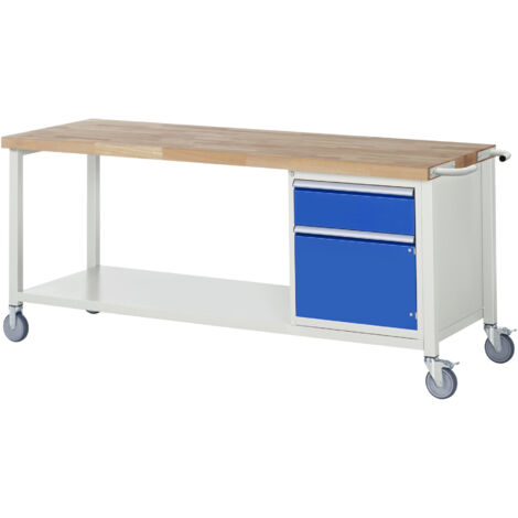 Rau Fahrbare Werkbank Modell 8152 BxTxH 2000x700x880mm