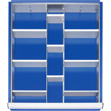 Rau Schubladen-Einteilungs-Set Schublade-L H 180-360mm 2 Trenn + 9 Steckwände