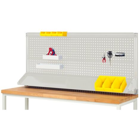 Rau System-Aufbau (Komplettset-02 B2000 mm), zur Montage auf Arbeitsplatte, RAL7035