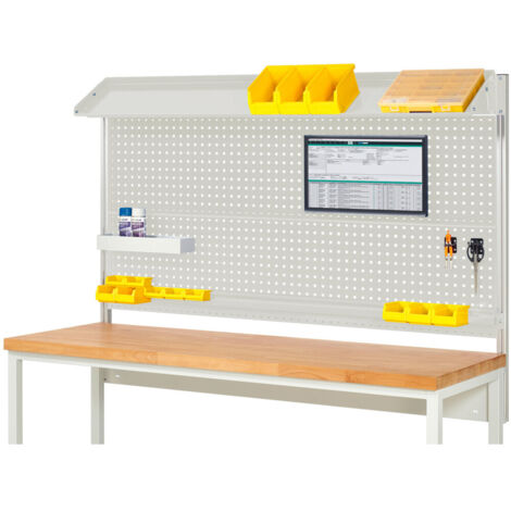 Rau System-Aufbau Komplettset 02, für Produktbreite 2000 mm, RAL7035/RAL7035