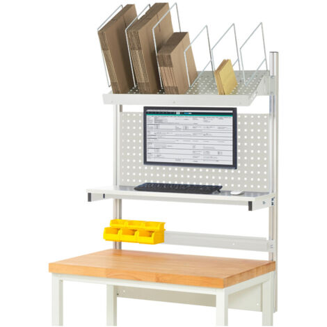 Rau System-Aufbau Komplettset 03, für Produktbreite 1000 mm, RAL7035/RAL7035
