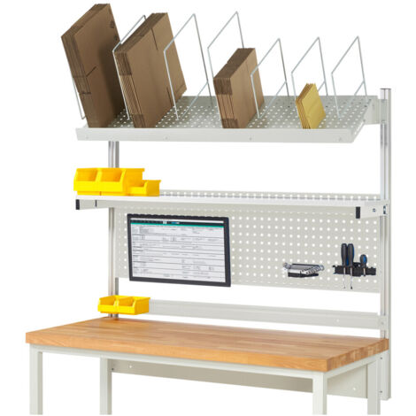 Rau System-Aufbau Komplettset 03, für Produktbreite 1500 mm, RAL7035/RAL7035