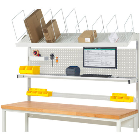 Rau System-Aufbau Komplettset 03, für Produktbreite 2000 mm, RAL7035/RAL7035