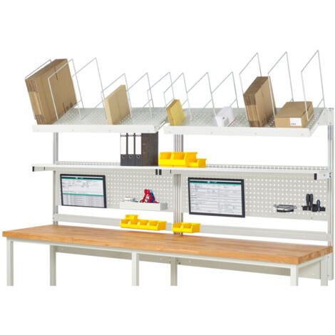 Rau System-Aufbau Komplettset 03, für Produktbreite 3000 mm, RAL7035/RAL7035