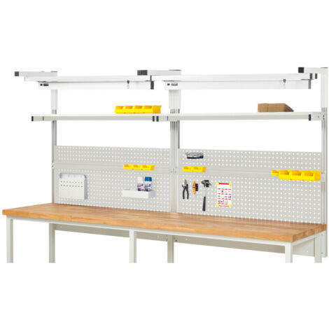 Rau System-Aufbau Komplettset 04, für Produktbreite 3000 mm, RAL7035/RAL7035