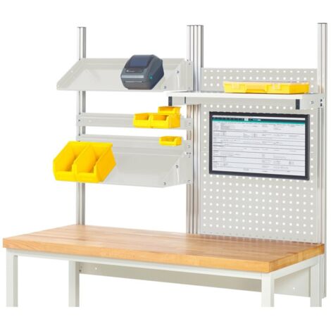 Rau System-Aufbau Komplettset 05, für Produktbreite 1500 mm, RAL7035/RAL7035