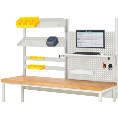 Rau System-Aufbau Komplettset 05, für Produktbreite 2000 mm, RAL7035/RAL7035