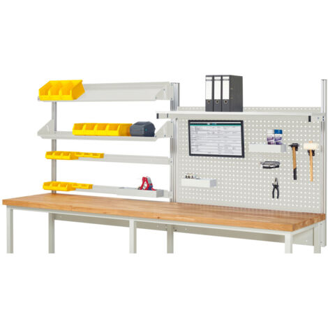 Rau System-Aufbau Komplettset 05, für Produktbreite 3000 mm, RAL7035/RAL7035