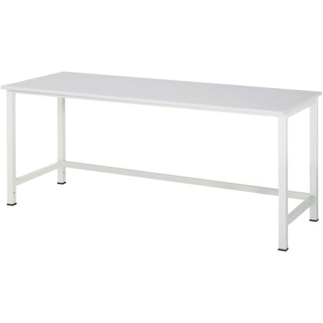 Rau Werktisch Melamin-Platte BxTxH 2000x800x825 mm