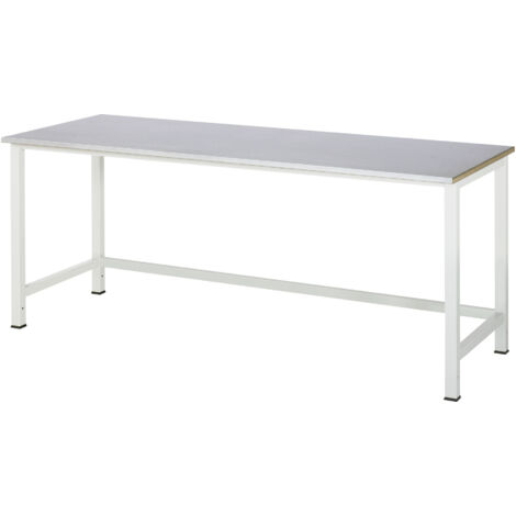 Rau Werktisch Stahlblechbelag-Platte BxTxH 2000x800x825 mm