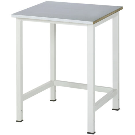 Rau Werktisch Stahlblechbelag-Platte BxTxH 750x800x825 mm
