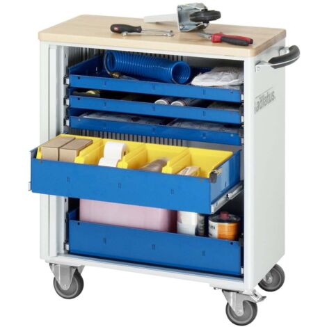 Rau Werkzeugwagen Buche-Massiv-Platte BxTxH 725x400x860mm