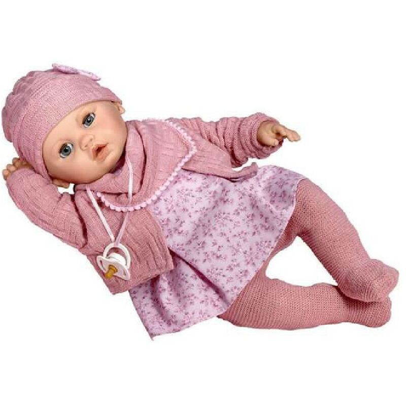 

Muñeca bebé Nica Vestido Rosa (46 cm) - Rauber