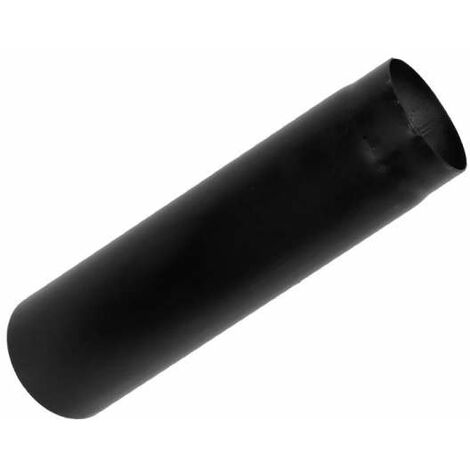 Rauchrohr schwarz 2.0 mm, Länge 1000 mm Abgasrohr Ofenrohr DN 130