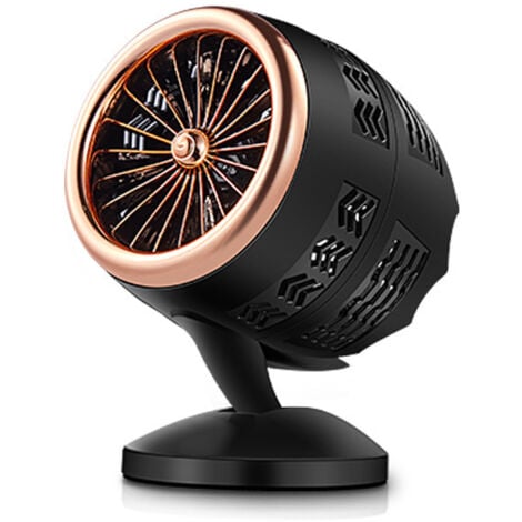 YOYO Raumheizung, Mini-Heizung, elektrischer rotierender Lufterhitzer, Heizofen, Heizkörper, Büro für Auto und Zuhause, zweistufig einstellbar