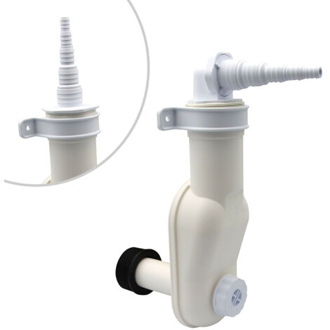 Raumspar-Waschmaschinensiphon-Set "Schmalhans"