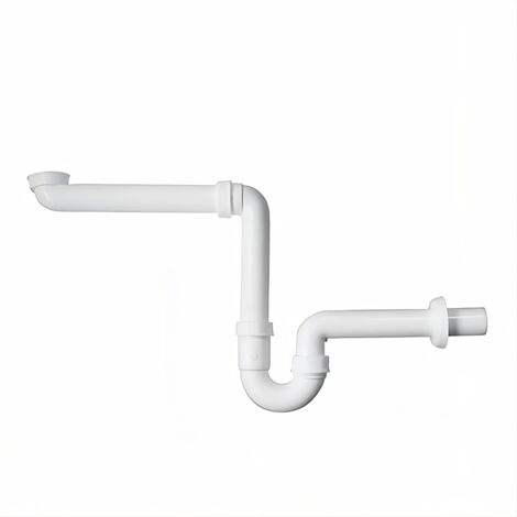 Raumsparsiphon 1 1/4 Zoll mit 40 mm Anschluss für Waschbecken Spüle Küche Bad