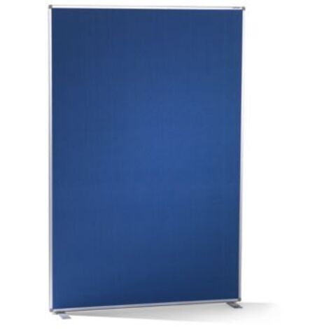 Raumteiler Textilbezug,pinnbar taubenblau B1250xH1700mm MAGNETOPLAN