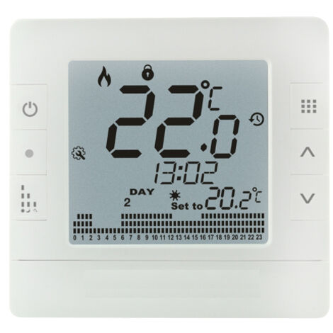 Raumthermostat EU6060 für Heizen und Kühlen mit Wochenprogramm