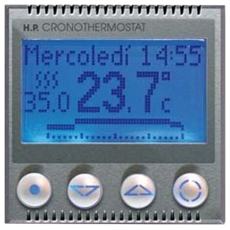 Raumthermostat wöchentlich Ave Allumia System 44 mit hintergrundbeleuchtung 443CRT