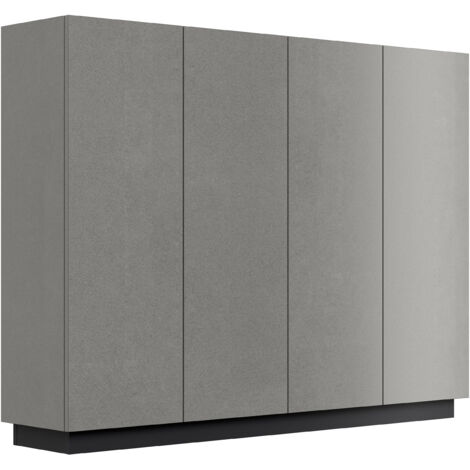 Raumwunder Schuhschrank Alius-XL 4 Türen 36 Paar Asche