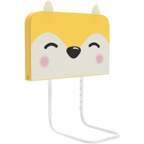 50 cm Bettgitter Rausfallschutz Bettschutzgitter Kinder 5-Loch Höhenverstellbar Bettkantenschutz Bettumrandung für Kinderbett Familienbett Elternbett, Fuchs NAIZY