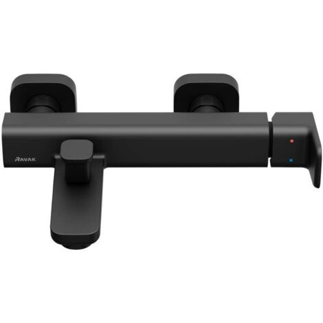 Ravak 10° Free - Grifo de bañera, negro X070152
