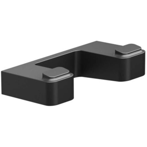 Ravak 10° - Gancho doble, negro X07P554