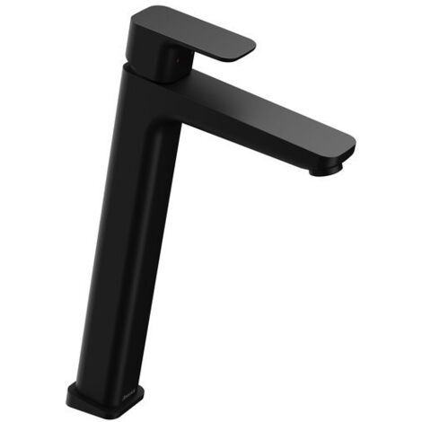 Ravak 10Â° Waschbeckenmischer 334 mm mit schwenkbarem Mousseur, Schwarz matt (X070151)