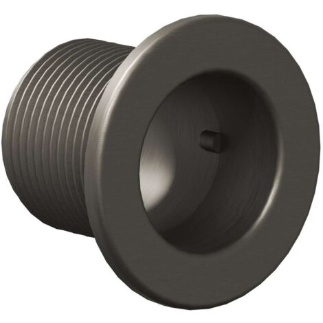 Ravak Accessoires - Couvercle de trop-plein, graphite brossé X01832
