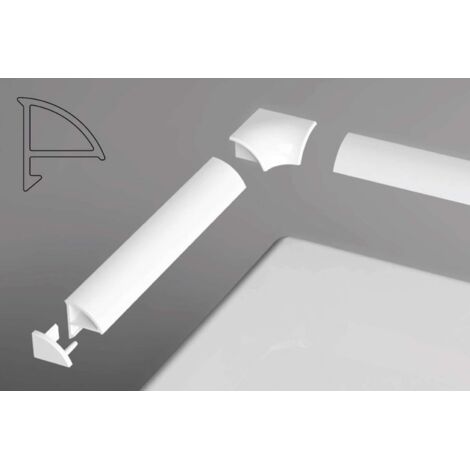 Ravak Accessoires - Kit pour rail de recouvrement 6, blanc B440000001