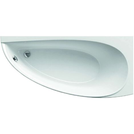 RAVAK Avocado - Asymmetrische Badewanne 150 L, 1500x750 mm, links, weiß CT01000000