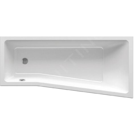 Ravak BeHappy II - Baignoire asymétrique 1500x750 mm, gauche, blanc C981000000