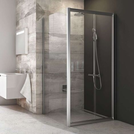 Ravak Blix - Parete doccia BLPS-80, 77-79 cm, vetro satinato/chiaro 9BH40U00Z1
