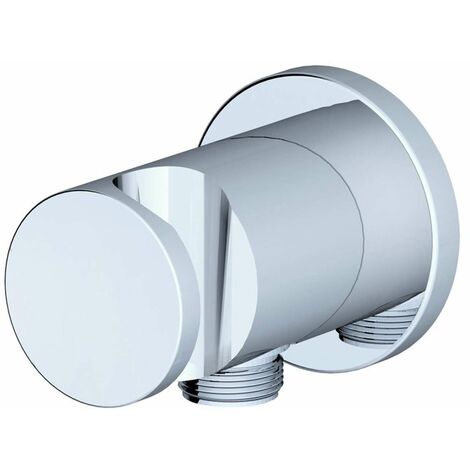 Ravak Chrome - Anschlussbogen mit Halterung, Chrom X07P206