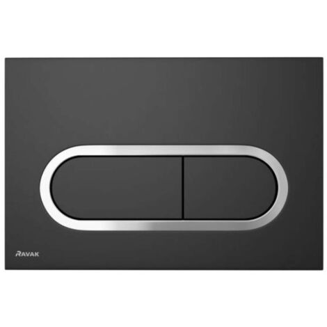 Ravak Chrome - Comando a filo, nero opaco/cromo X01797