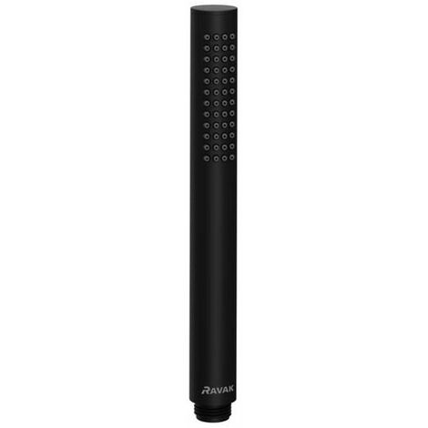 Ravak Chrome - Douche de tête, 1 jet, noir mat X07P573