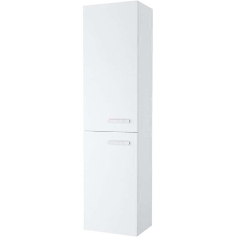 Ravak Chrome II - Mobiletto alto 39x150x29 cm, 2 ante, sinistra, bianco lucido X000001780