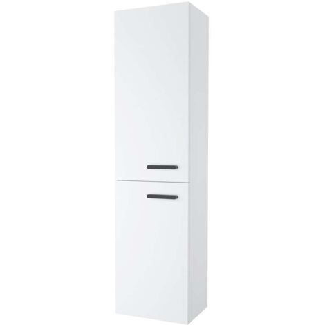 Ravak Chrome II - Mueble alto 39x150x29 cm, 2 puertas, izquierda, blanco brillo X000001748