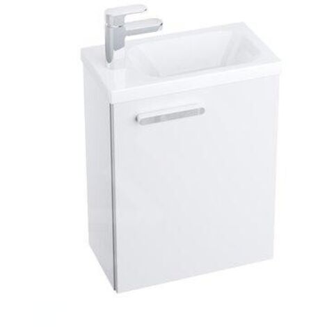 Ravak Chrome - Meuble vasque SD 400, 400x220x500 mm, blanc X000000538