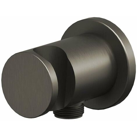 Ravak Chrome - Montant mural avec support, graphite brossé X07P696