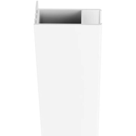 Ravak Chrome - Perfil de tope prolongado CNPS, altura 1950 mm, blanco E778801119470