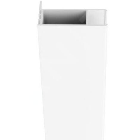 Ravak Chrome - Profilé d'installation rallongé CNPS pour parois CPS, hauteur 1950 mm, blanc E778801119400
