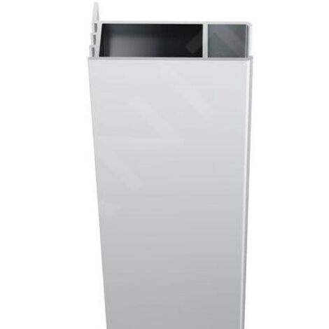 Ravak Chrome - Profilé d'installation rallongé CNPS pour parois CPS, hauteur 1950 mm, satin E778801U19400
