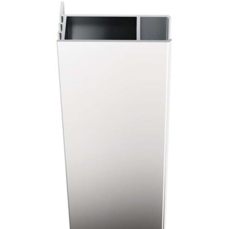 Ravak Chrome - Profilo di battuta prolungato CNPS per parete CPS, altezza 1950 mm, alluminio lucido E778801C19400